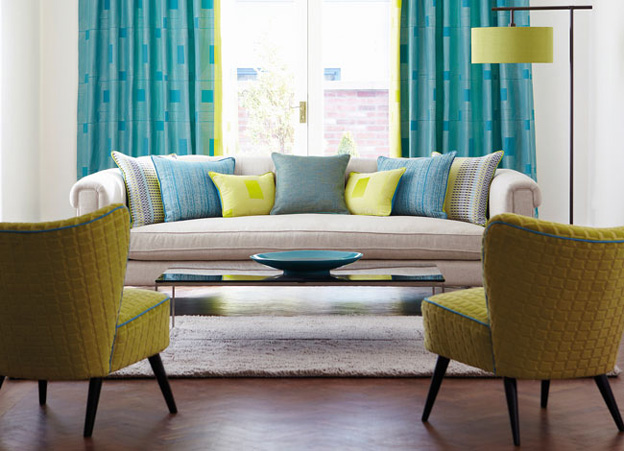 lime-green-and-tyrquoise-living-room-by-harlequin