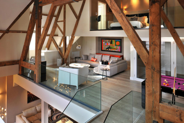 Penthouse interiors by TG studio