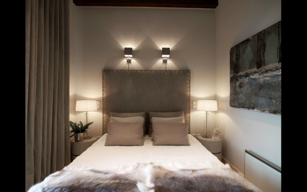gray bedroom design by cadena