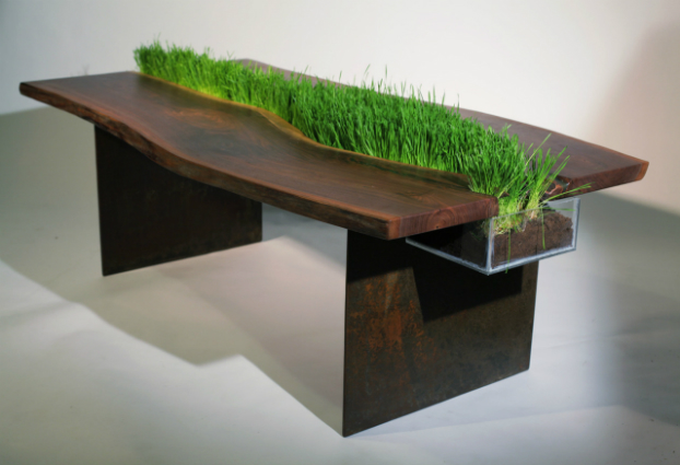 Eco Planter Table by Emily Wettstein