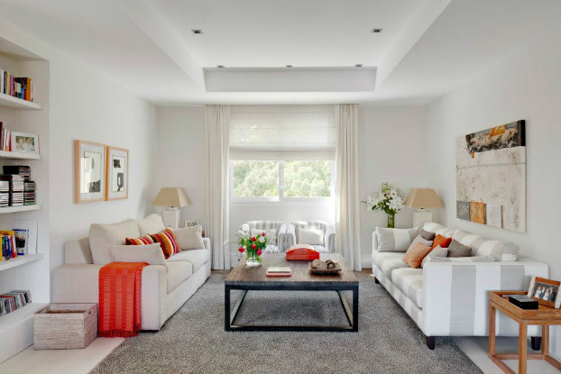 white living room by la albaida