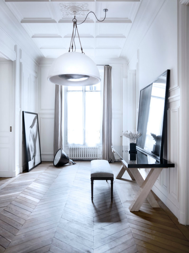 Historic Parisian Apartment with Contemporary Art 
