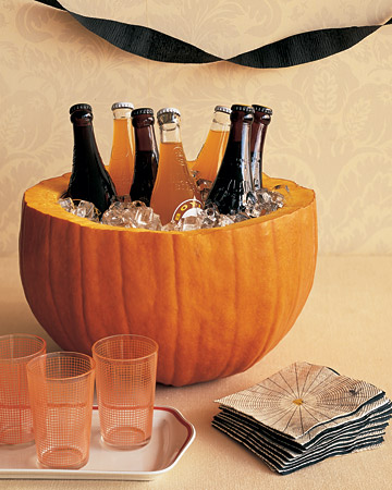pumpkin party cooler