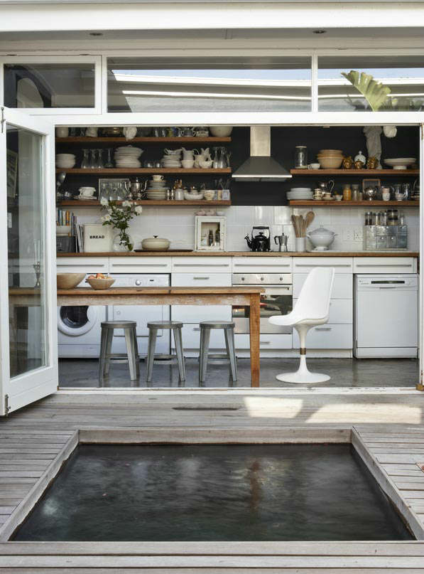 Stylish Kitchen With Open Shelving 45