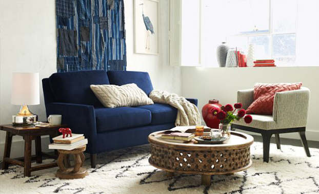 easy eclectic living room