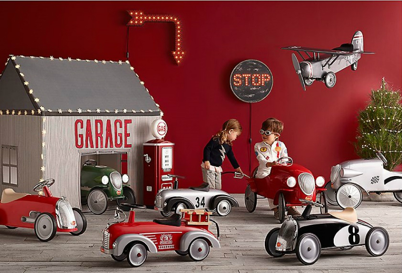 Vintage Industrial Yet Cute Kids' Playroom Ideas 20