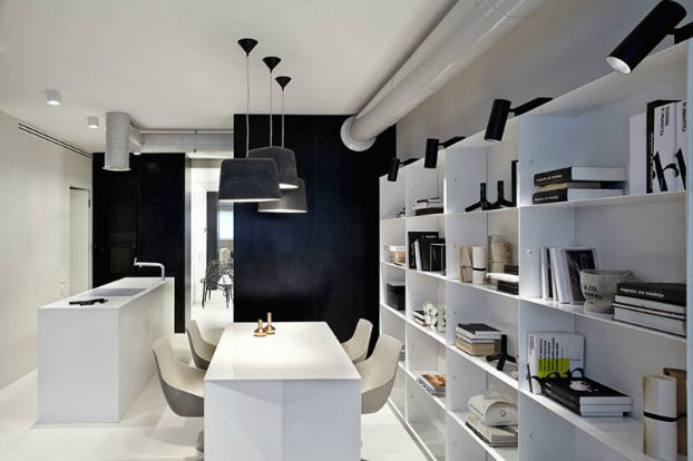 Functional Black And White Apartment 7