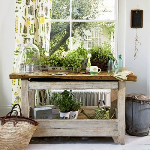 kitchen decorating ideas with herbs 19