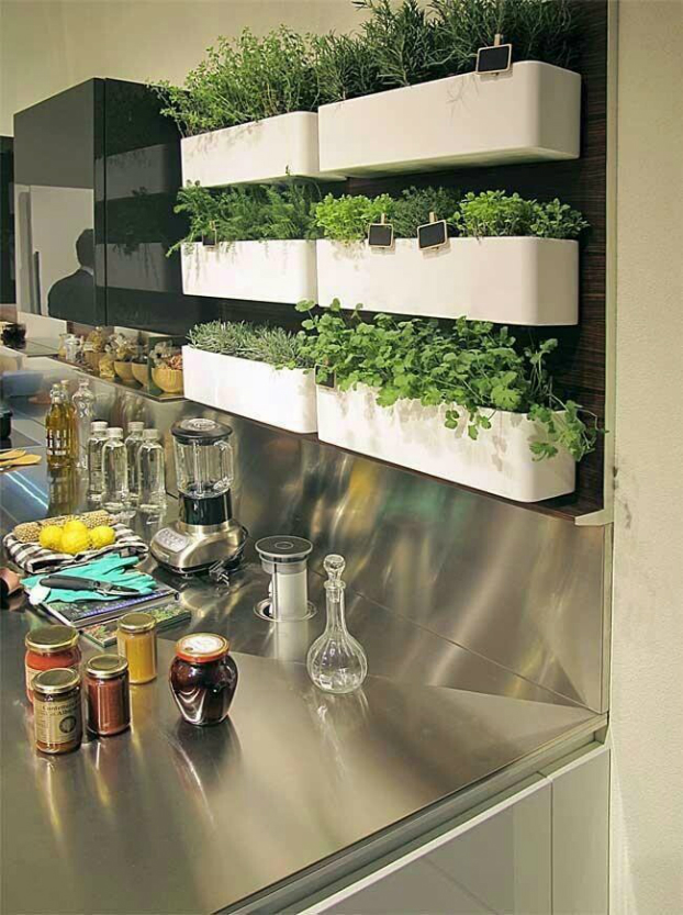 kitchen decorating ideas with herbs 28