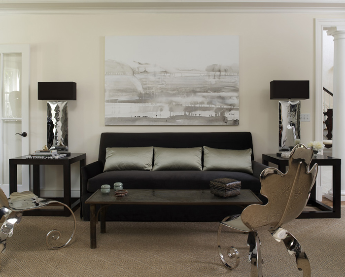 modern glamour living room 16