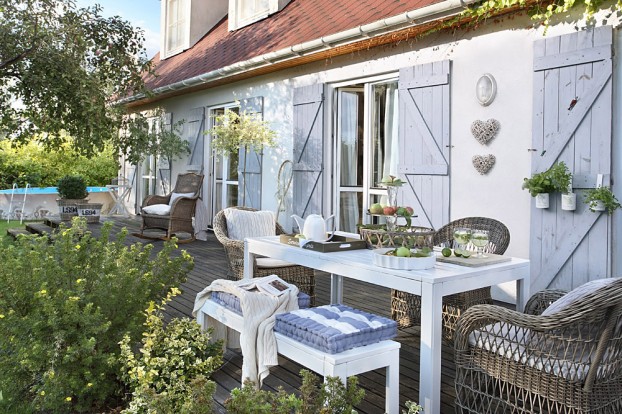 romantic country shabby chic home 
