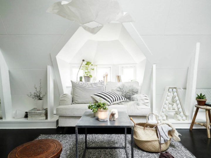 Scandinavian sophisticated small apartment interior