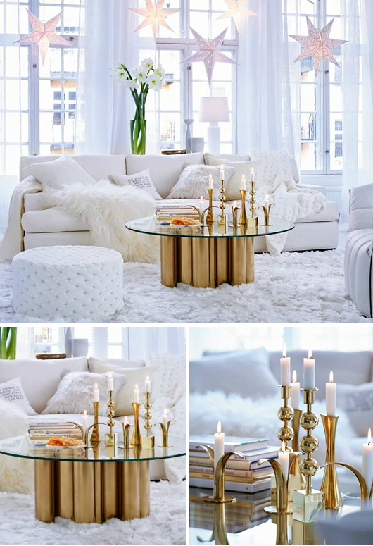 64 White Living Room Ideas Decor Decoholic - Gold Living Room Decor Ideas