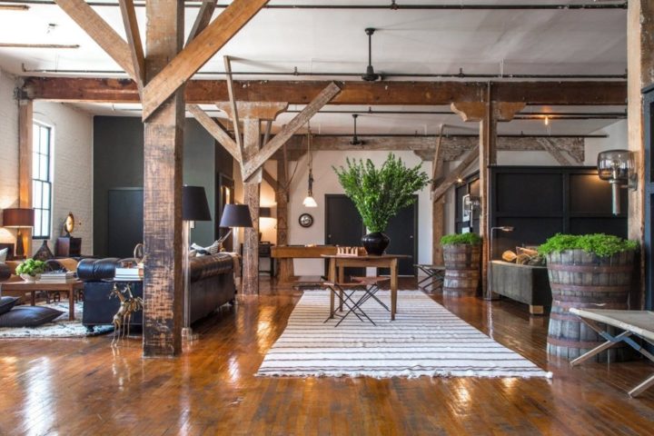 Loft With A Mix Of Styles Periods And Materials
