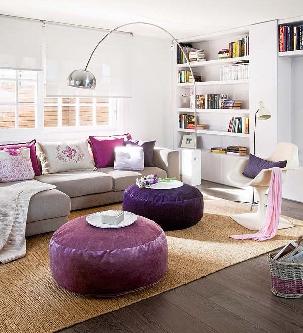 Purple Hues contemporary interior