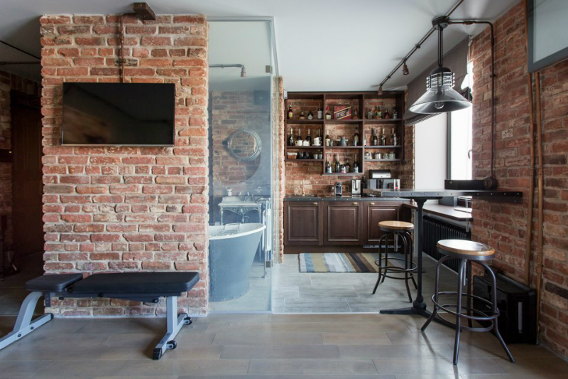 Exposed Brick Creates A Soft Ambiance 16