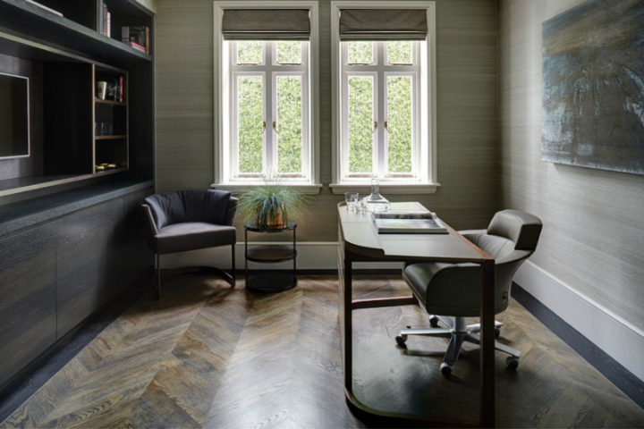 View of Well-Designed Penthouse With Refined Décor In Muted Tones - Modern ...