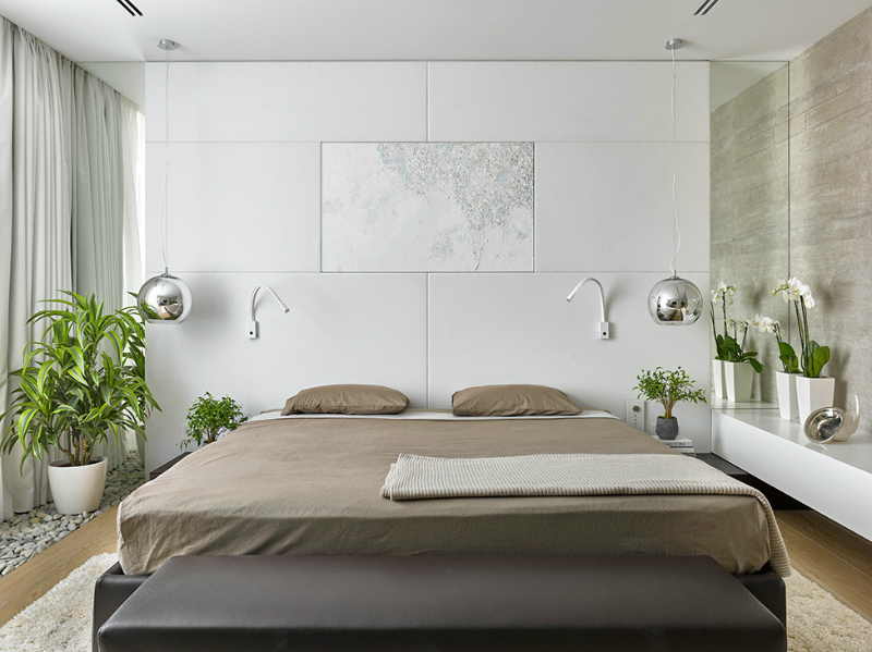 contemporary elegant apartment interior design by Fedorova 19
