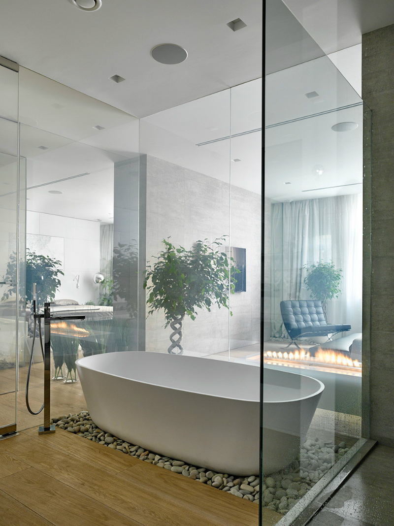 contemporary elegant apartment interior design by Fedorova 25