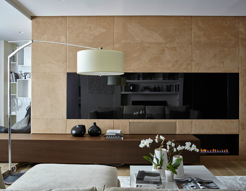 contemporary elegant apartment interior design by Fedorova 5