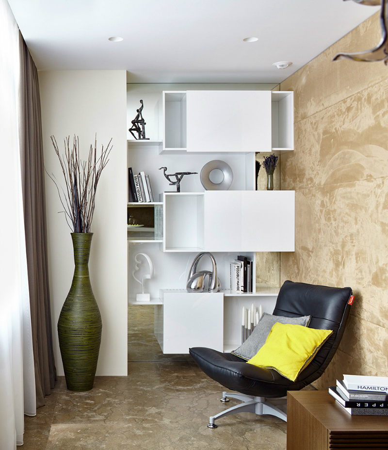 contemporary elegant apartment interior design by Fedorova 7
