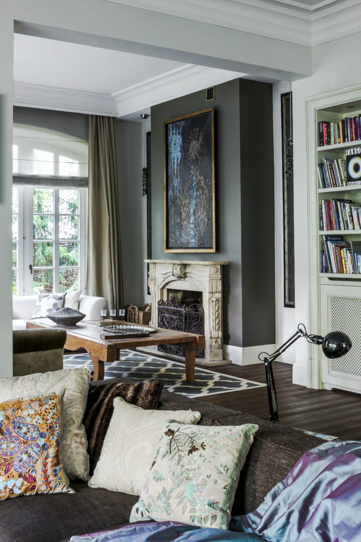 brown beige and silver elegant living room 2