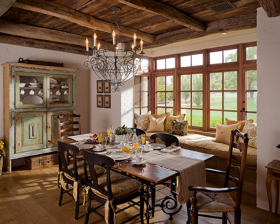 country dining room with character 