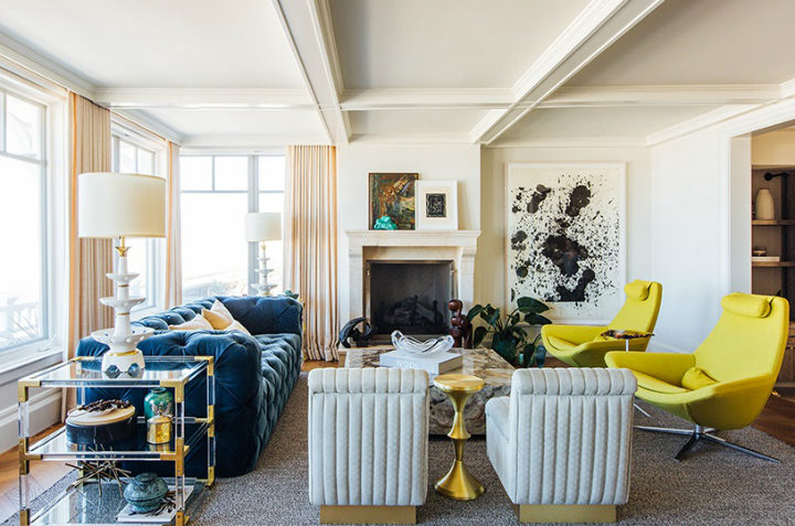contemporary elegant bold house interiors