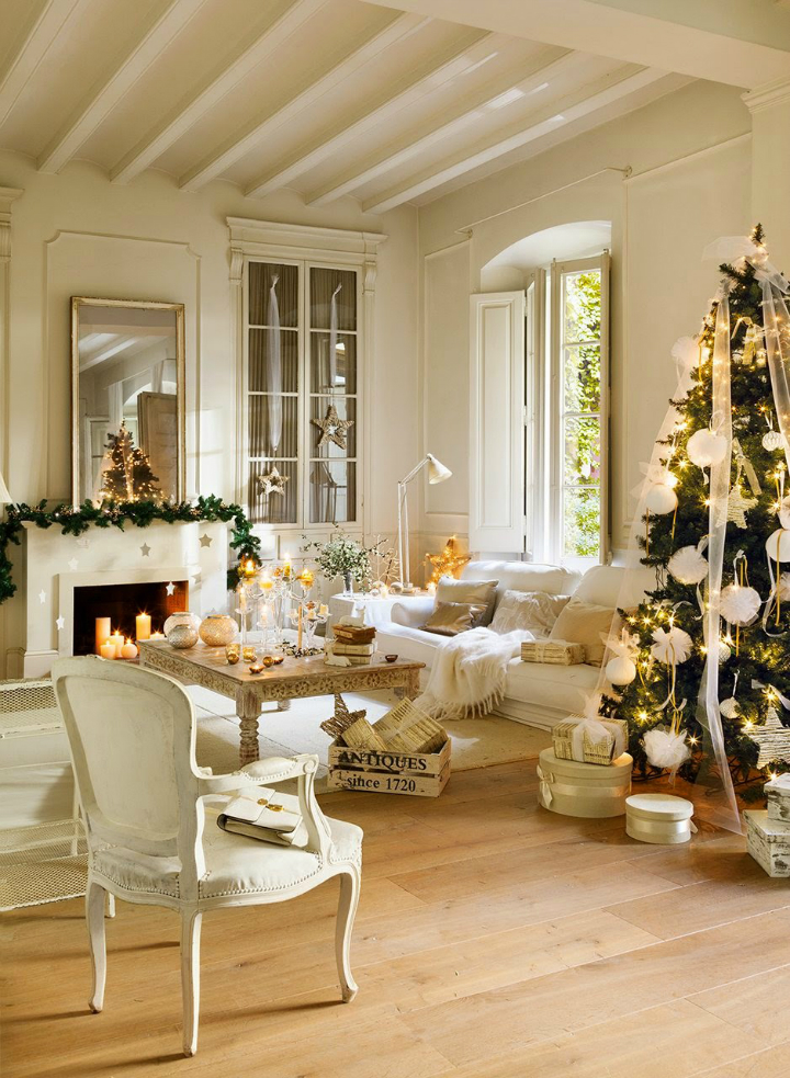 white christmas home decor idea 2