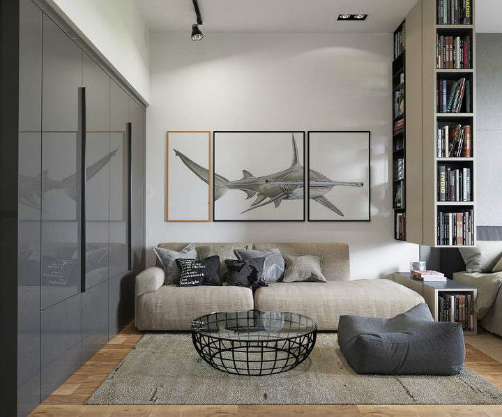 contemporary minimalistic interior design