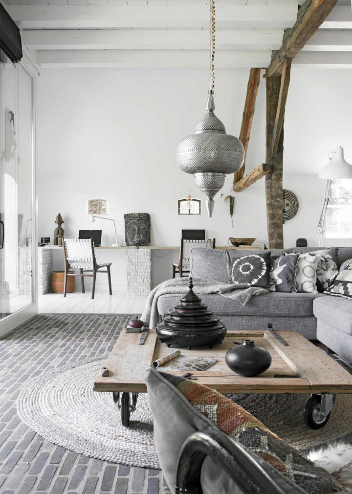 Global ethnic Chic interior In Netherlands