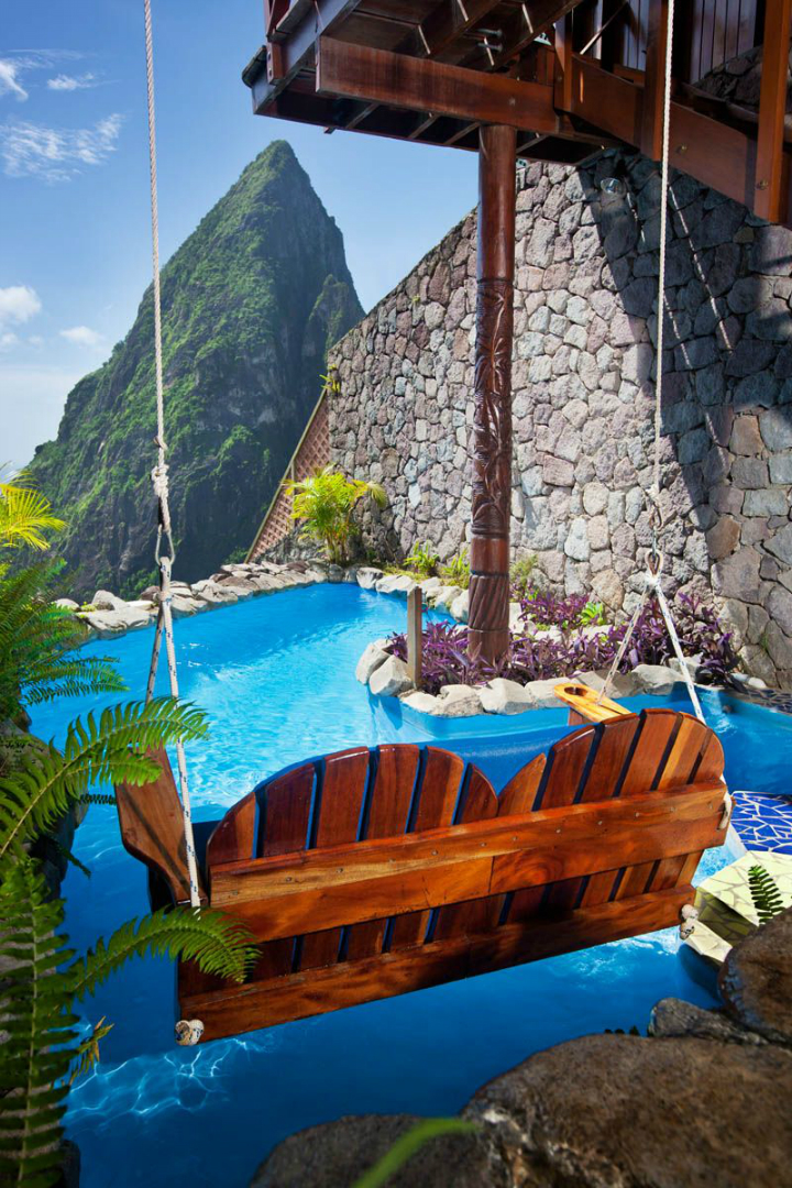 Ladera St. Lucia Resort swimming pool