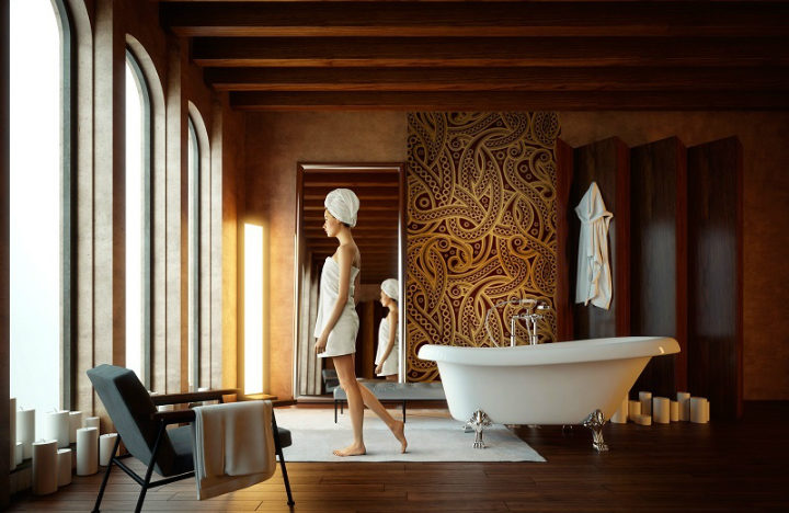 Make Your Bathroom a Living Space Using Custom Wall Murals
