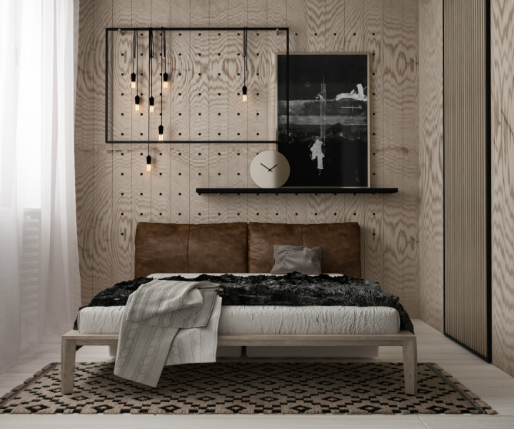 small contemporary gray apartment interior design 8