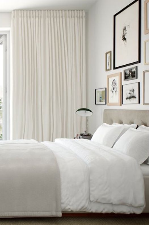 clean simple elegant bedroom