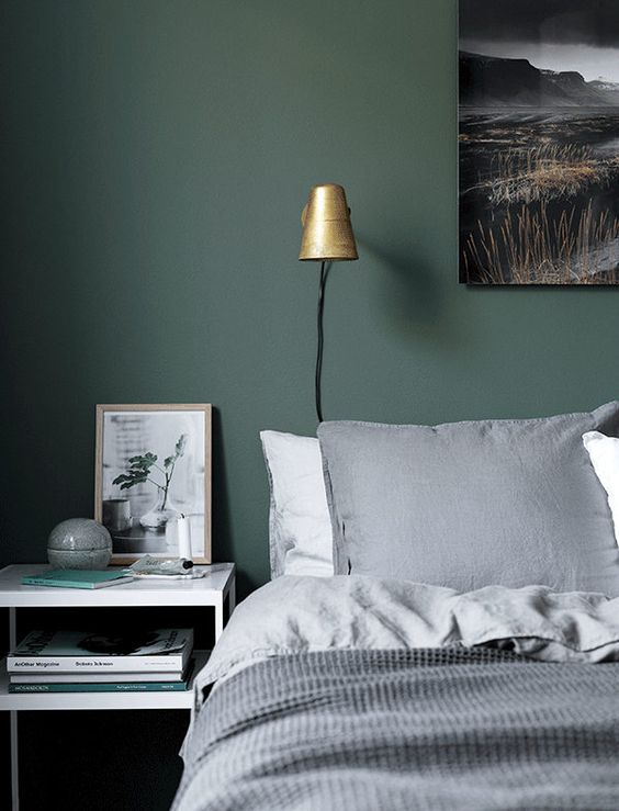 green bedroom design idea 10