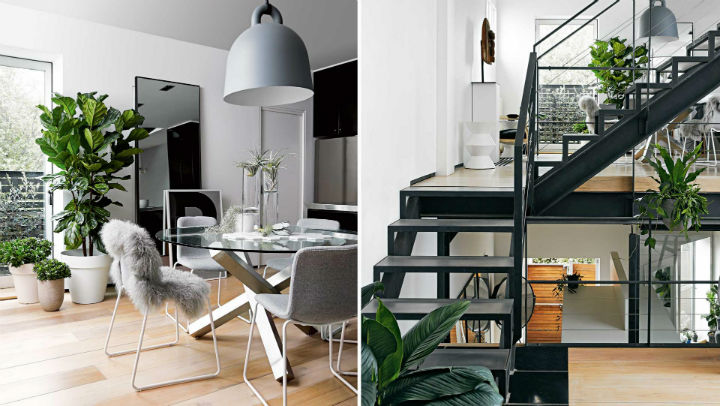 modern Scandinavian style apartment interior design 