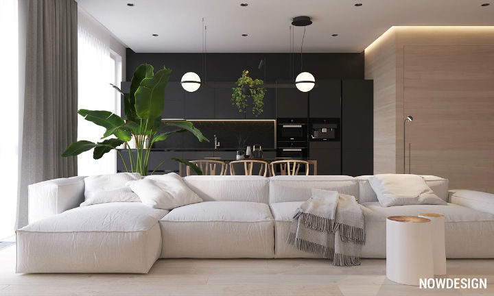 contemporary functional apartment interior design