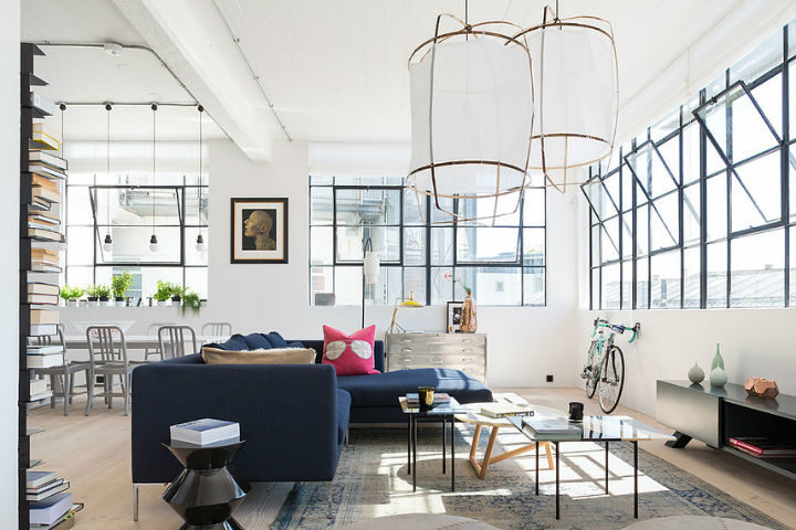 Open and Bright Industrial Loft