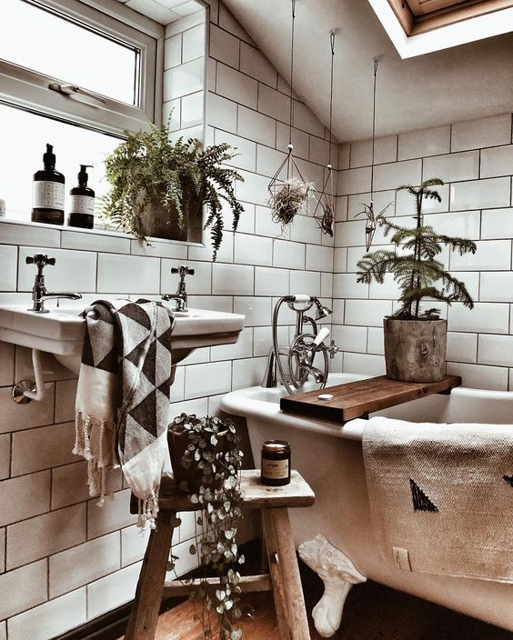 20 Bohemian Bathroom Ideas - Decoholic