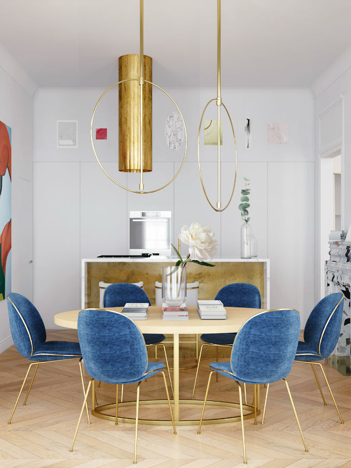 elegantly designed Parisian apartment by Crosby Studios  3