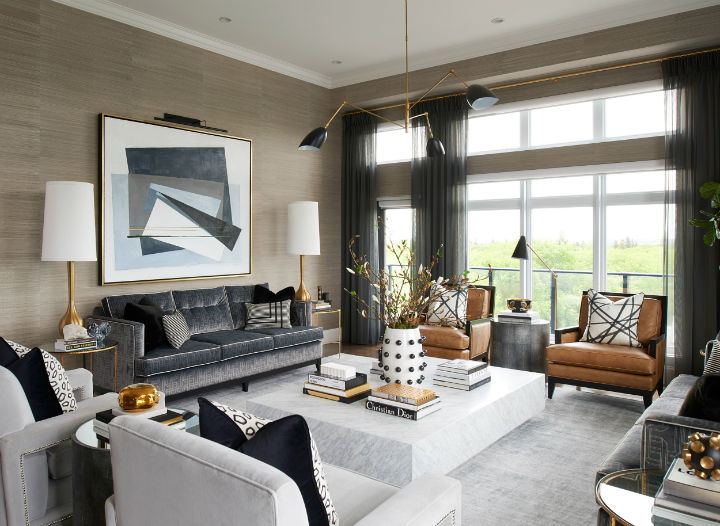 Glamorous Chic and Sophisticated Interiors