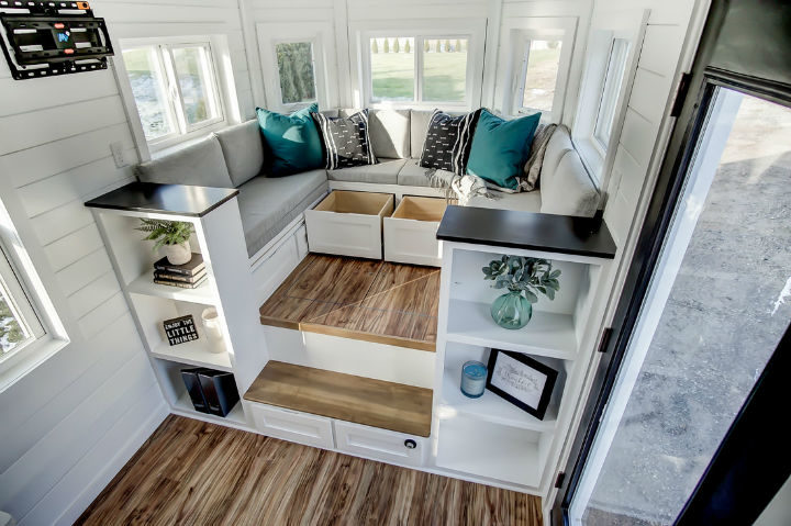 tiny stylish trailer home interior design 20