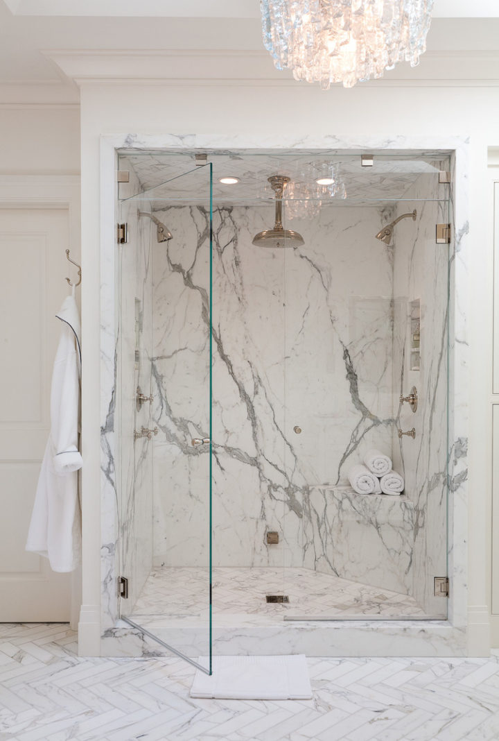 12 Awesome Marble in Shower Design Ideas