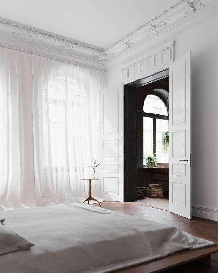 Scandinavian Contemporary interior design To a Classic Space 7