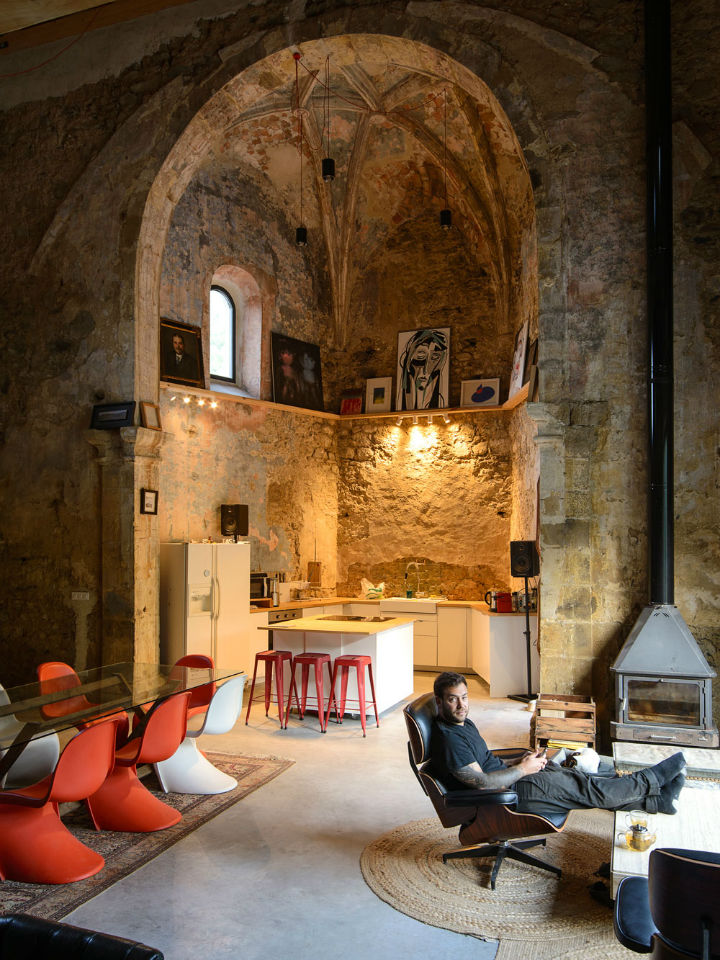 Historic Stone Church Turned Into a Modern Home 3