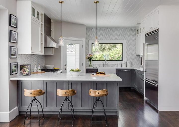 10 Stunning Grey and White Kitchen Design Ideas - Decoholic