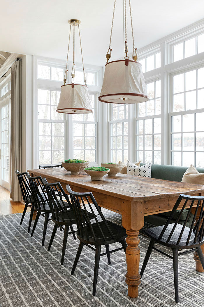 beautiful and inviting dining area