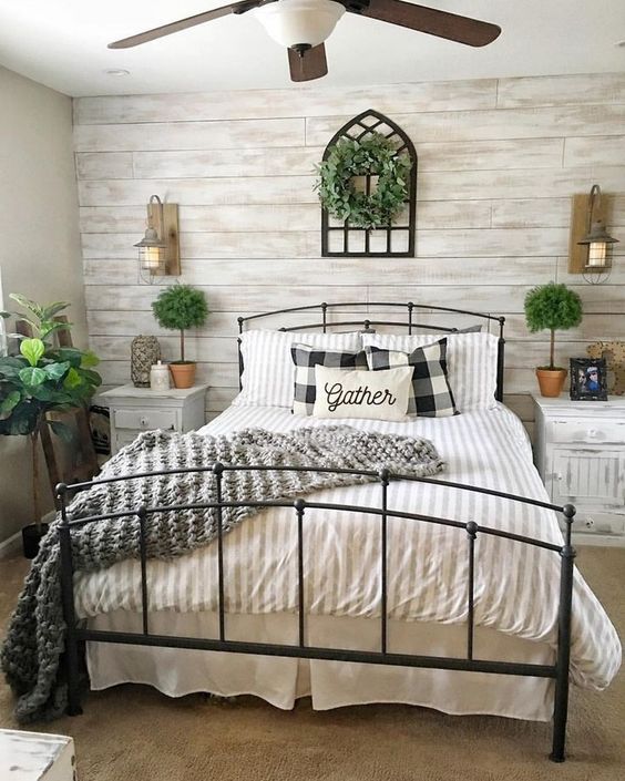 Metal Bed Bedroom Ideas Design Corral, Metal Bed Frame Decorating Ideas