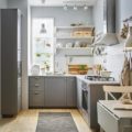 Classic grey with white IKEA kitchen